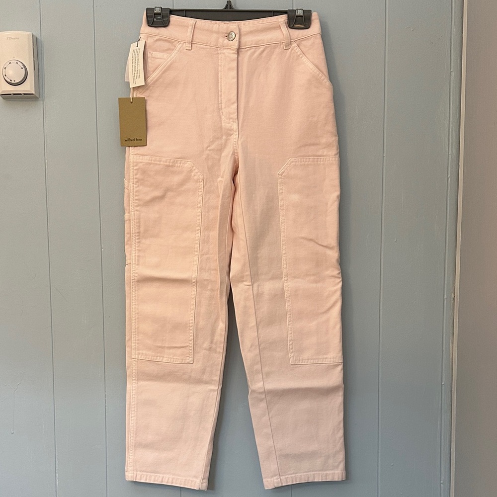 Wilfred Free Brennan Pants – Size 0 – BNWT – Bubblegum Pink – Utility Style